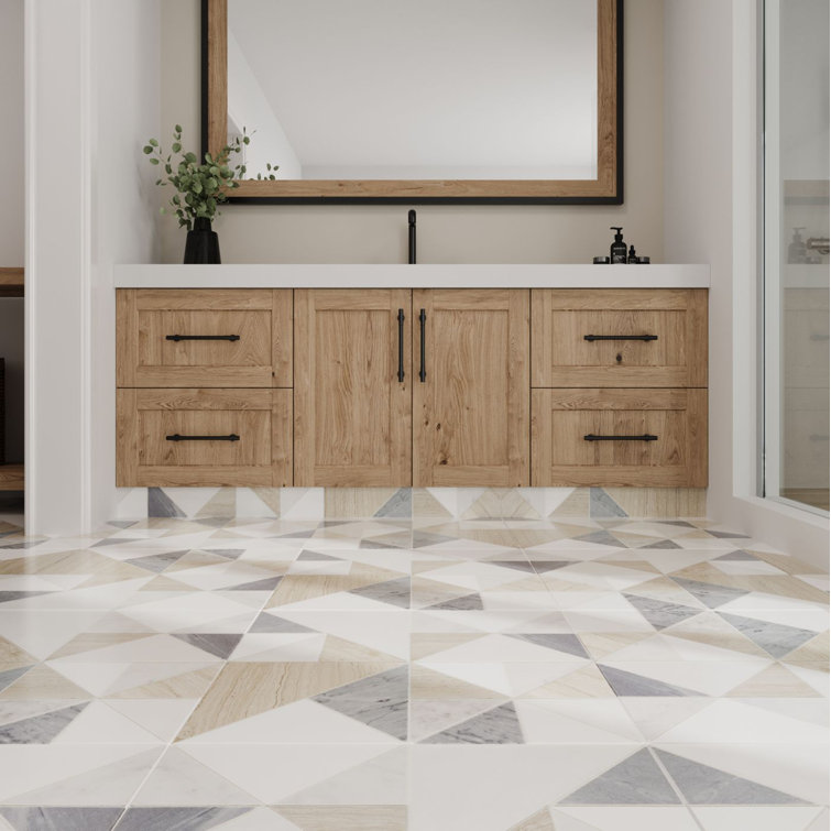 Ann Sacks Benton 12" x 12" Tryst Mosaic Tile Perigold